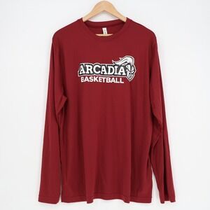 Arcadia University Knights Shirt Mens XL Red Core 365 Basketball NCAA Graphic